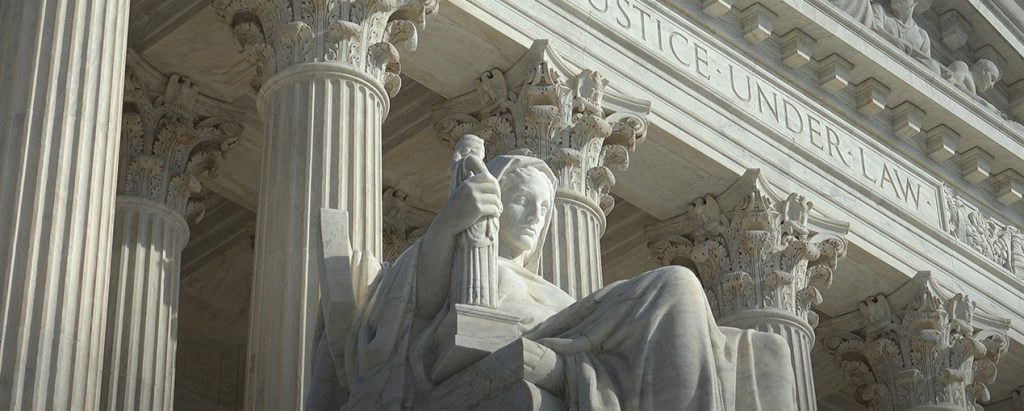 Statue in front of the Supreme Court